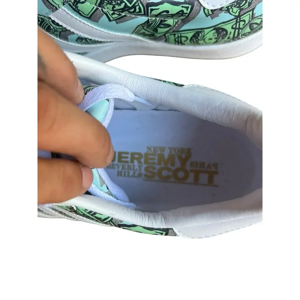 NEW Adidas Jeremy Scott Money Print Superstar Shoes Mens HP6596 Size 8 Rare